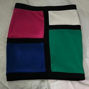 Medium multicolor mini skirt